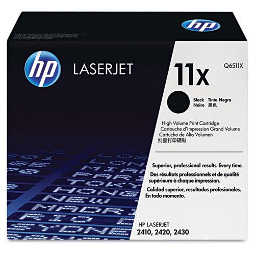 Original HP 11X, (Q6511X) High Yield Black Original LaserJet Toner Cartridge