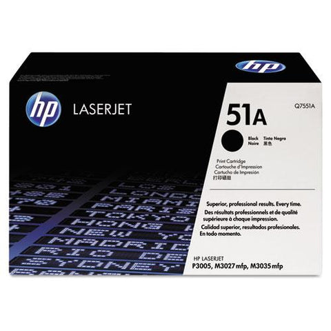 Original HP 51A, (Q7551A) Black Original LaserJet Toner Cartridge