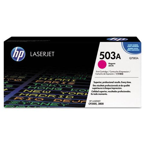 Original HP 503A, (Q7583A) Magenta Original LaserJet Toner Cartridge