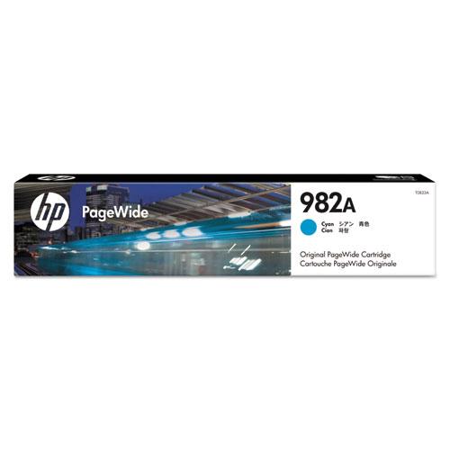 Original HP 982A, (T0B23A) Cyan Original PageWide Cartridge