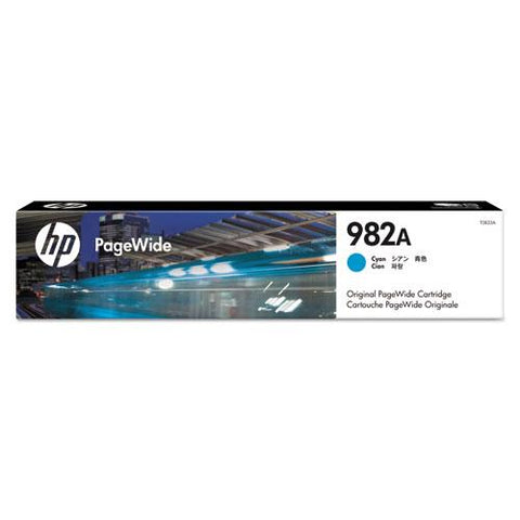 Original HP 982A, (T0B23A) Cyan Original PageWide Cartridge