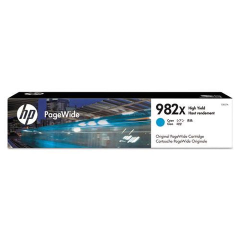 Original HP 982X (T0B27A) High Yield Cyan Original Ink, 16000 Page-Yield