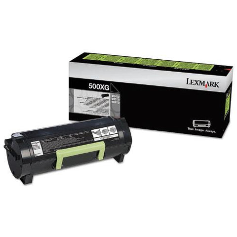 Original Lexmark 50F0X0G High-Yield Toner, 10000 Page-Yield, Black