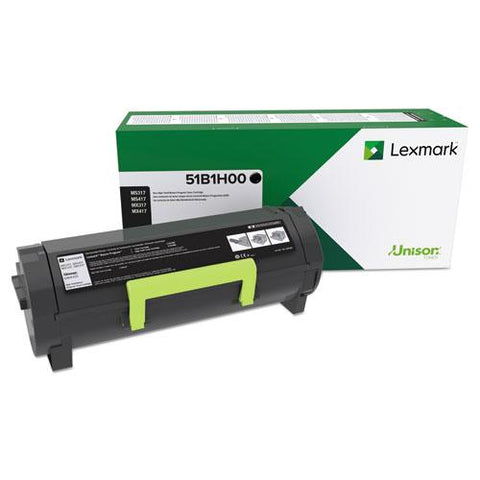 Original Lexmark 51B1H00 High-Yield Toner, Black