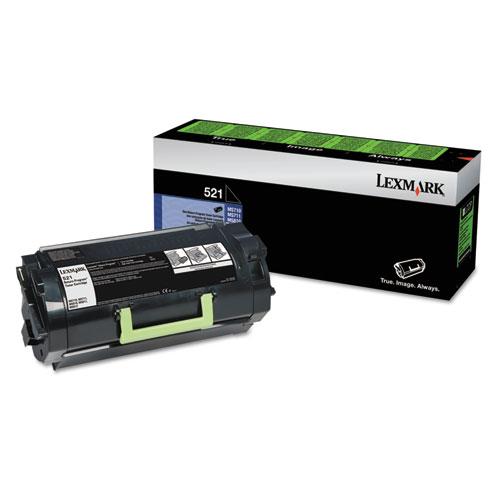 Original Lexmark 52D1000 Toner, 6000 Page-Yield, Black