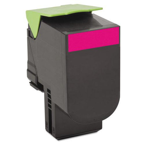 Original Lexmark 80C10M0 Toner, 1000 Page-Yield, Magenta