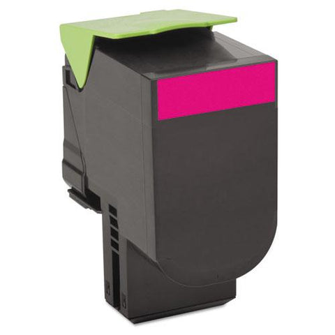 Original Lexmark 80C1XM0 Toner, 4000 Page-Yield, Magenta