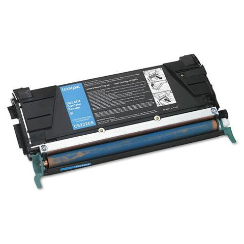 Original Lexmark C5222CS Toner, 3000 Page-Yield, Cyan