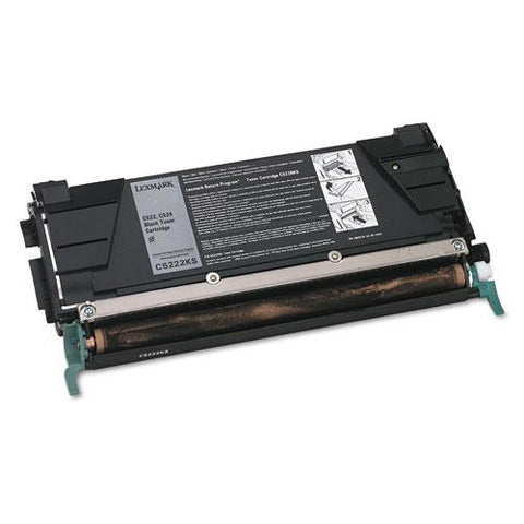 Original Lexmark C5222KS Toner, 4000 Page-Yield, Black