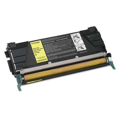 Original Lexmark C5222YS Toner, 3000 Page-Yield, Yellow