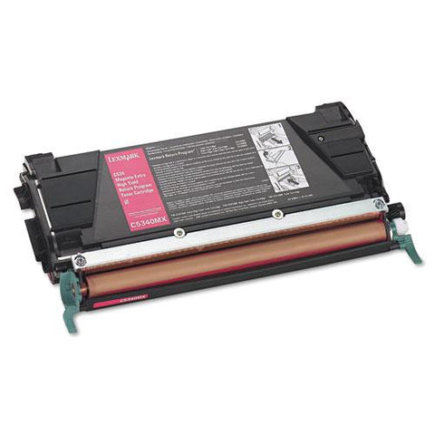 Original Lexmark C5340MX Extra High-Yield Toner, 7000 Page-Yield, Magenta