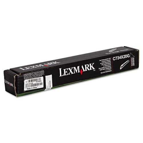 Original Lexmark C734X20G Photoconductor Kit, 20000 Page Yield, Black