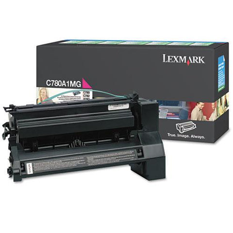 Original Lexmark C780A1MG Toner, 6000 Page-Yield, Magenta