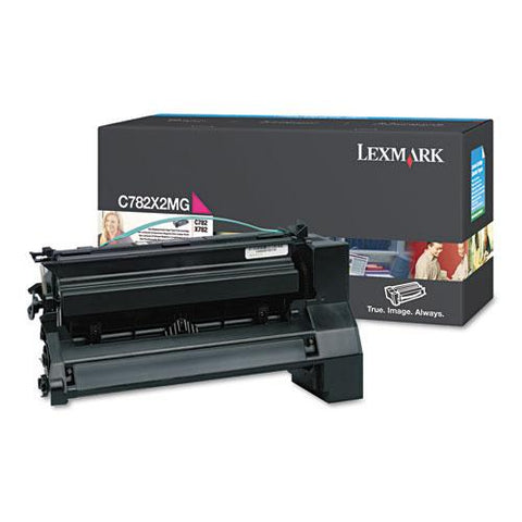 Original Lexmark C782X2MG Toner, 15000 Page-Yield, Magenta