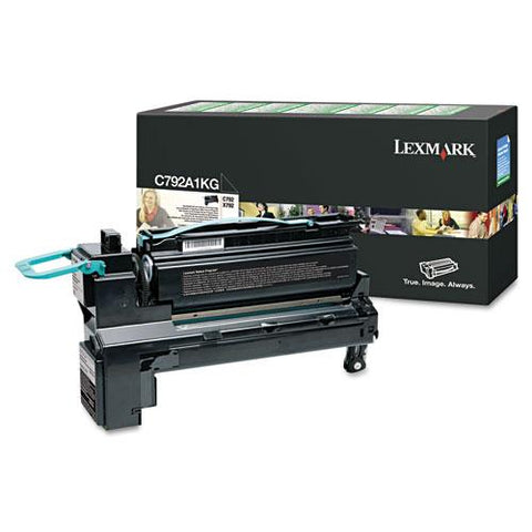 Original Lexmark C792A1KG Toner, 6000 Page-Yield, Black