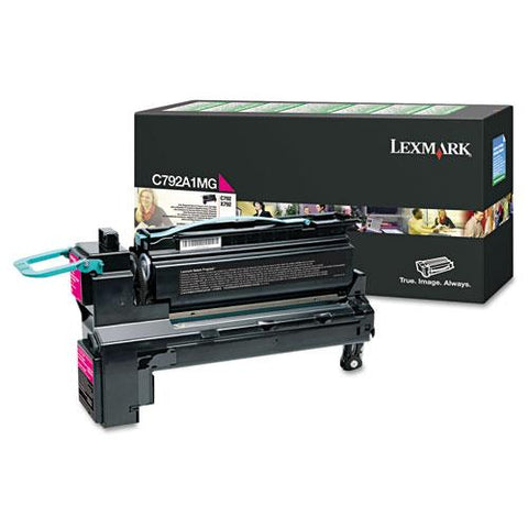 Original Lexmark C792A1MG Toner, 6000 Page-Yield, Magenta