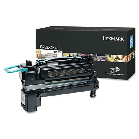 Original Lexmark C792X2KG Extra High-Yield Toner, 20,000 Page-Yield, Black