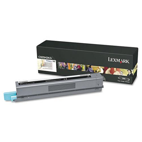 Original Lexmark C925H2KG High-Yield Toner, 7,500 Page-Yield, Black