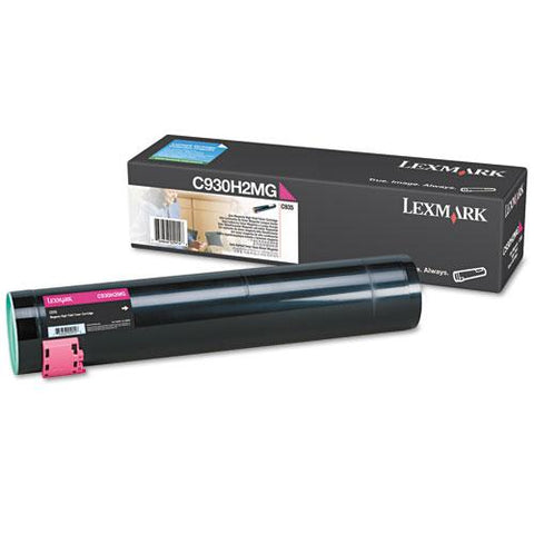 Original Lexmark C930H2MG High-Yield Toner, 24000 Page-Yield, Magenta