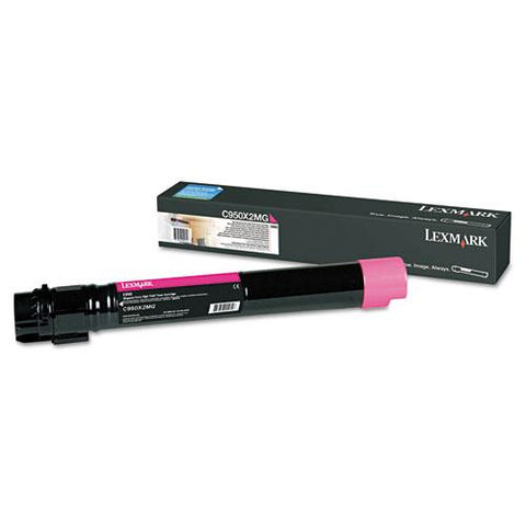 Original Lexmark C950X2MG High-Yield Toner, Magenta