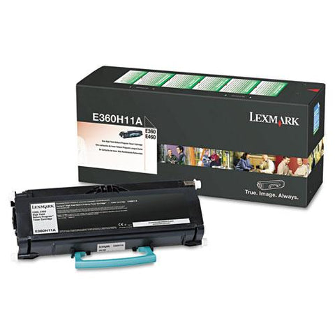 Original Lexmark E360H11A High-Yield Toner, 9000 Page-Yield, Black