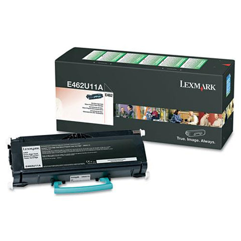 Original Lexmark E462U11A Extra High-Yield Toner, 18,000 Page Yield, Black