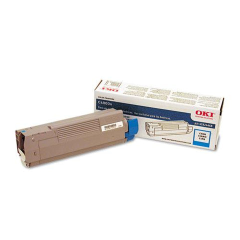 Original Oki 43324468 Toner, 4000 Page-Yield, Cyan