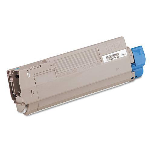 Original Oki 43381903 Toner (Type C8), 2000 Page-Yield, Cyan