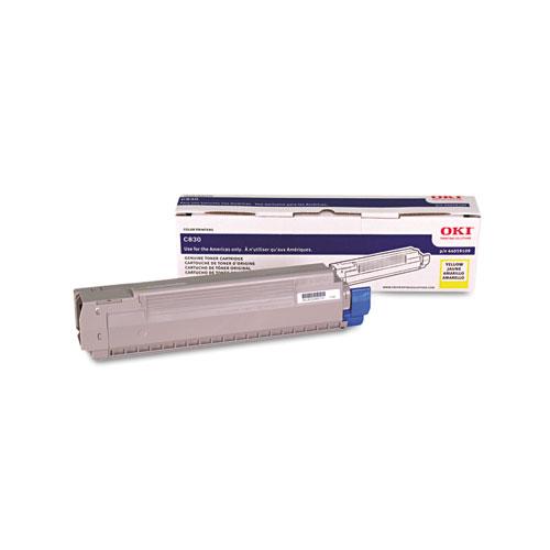 Original Oki 44059109 Toner, Yellow