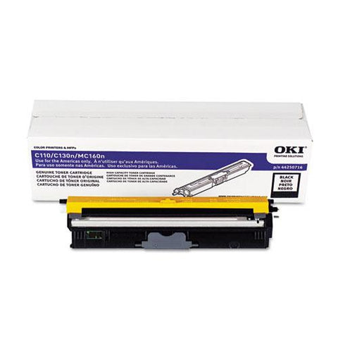 Original Oki 44257016 Toner, 2500 Page-Yield, Black