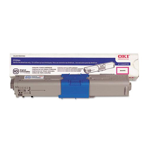 Original Oki 44469720 Toner, 5,000 Page Yield, Magenta