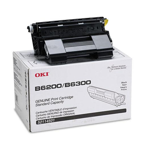 Original Oki 52114501 Toner, 10000 Page-Yield, Black