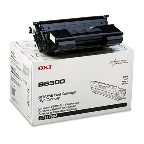 Original Oki 52114502 High-Yield Toner, 17000 Page-Yield, Black