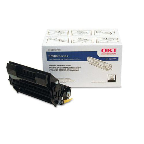 Original Oki 52116001 Toner, 11000 Page-Yield, Black