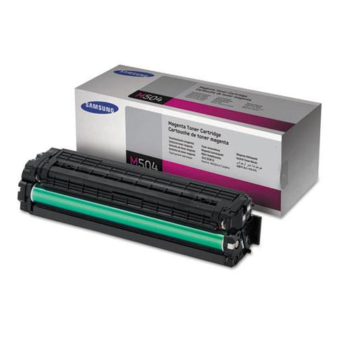 Original Samsung CLT-M504S (SU296A) Toner, 1800 Page-Yield, Magenta