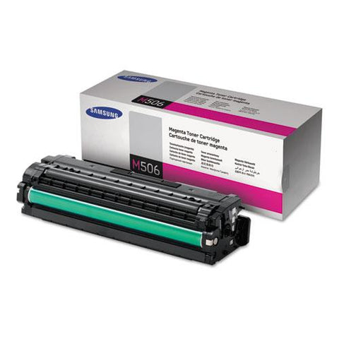 Original Samsung CLT-M506S (SU318A) Toner, 1500 Page-Yield, Magenta