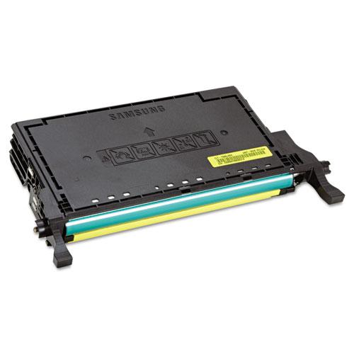 Original Samsung CLT-Y508L (SU535A) High-Yield Toner, 4000 Page-Yield, Yellow