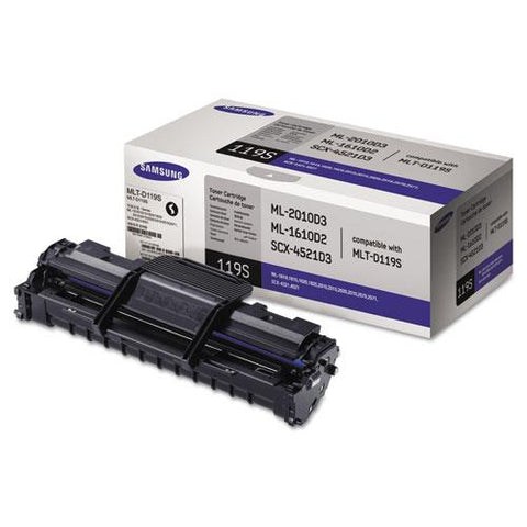 Original Samsung MLT-D119S (SU864A) Toner, 2000 Page-Yield, Black