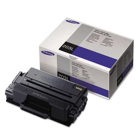 Original Samsung MLT-D203L (SU901A) High-Yield Toner, 5000 Page-Yield, Black