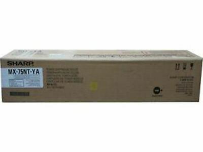 Original Sharp Genuine MX75NTYA Yellow Toner Cartridge for MX6500/7500N (60K Yld)