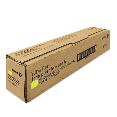 Original Xerox 6R1514 Toner, 15,000 Page-Yield, Yellow