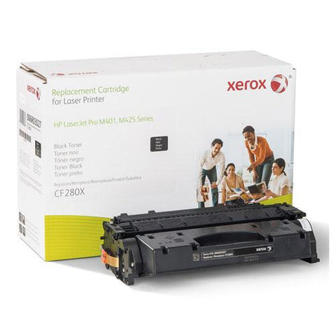 Original Xerox 006R03027 Remanufactured CF280X (80X) High-Yield Toner, 8800 Page-Yield, Black