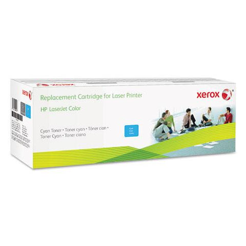 Original Xerox 006R03253 Remanufactured CF381A (312A) Toner, 2800 Page-Yield, Cyan