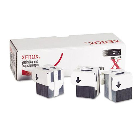 Original Xerox Staples for Xerox WORKCENTRE PRO123/M24/Others, 3 Cartridges, 15,000 Staples