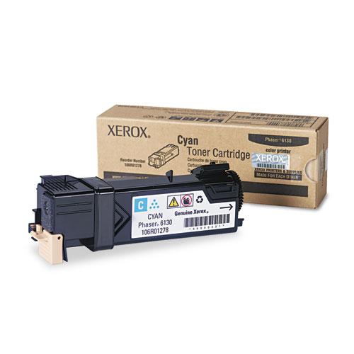 Original Xerox 106R01278 Toner, 1900 Page-Yield, Cyan