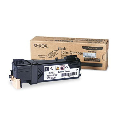 Original Xerox 106R01281 Toner, 2500 Page-Yield, Black