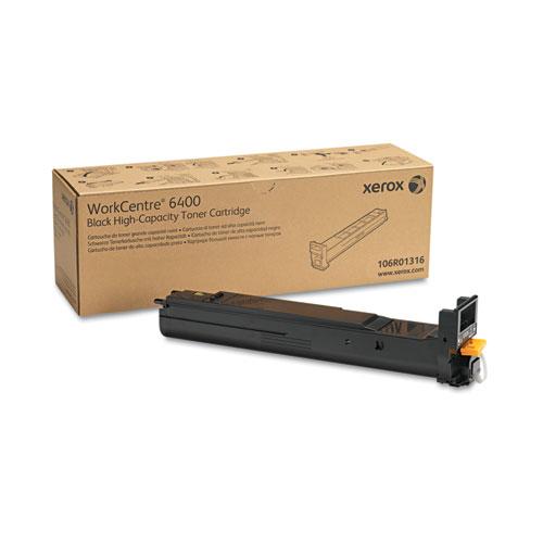 Original Xerox 106R01316 High-Yield Toner, 12000 Page-Yield, Black