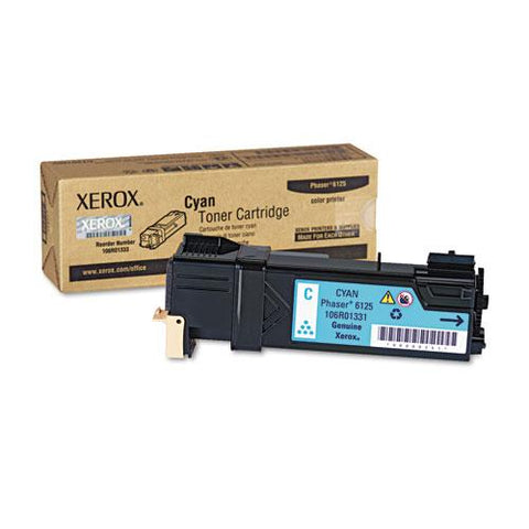 Original Xerox 106R01331 Toner, 1000 Page-Yield, Cyan