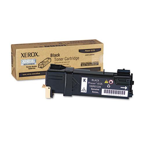 Original Xerox 106R01334 Toner, 2000 Page-Yield, Black