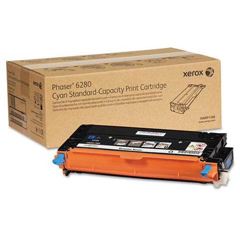 Original Xerox 106R01388 Toner, 2200 Page-Yield, Cyan